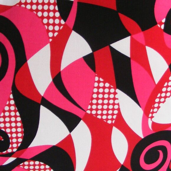 B-WEAR TOO! Dress, Jr M, Swirly Polka dot busy pattern, Short sleeves - Picture 10 of 13